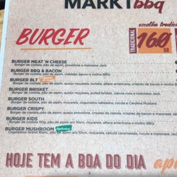 Markt bbq - Cardápio