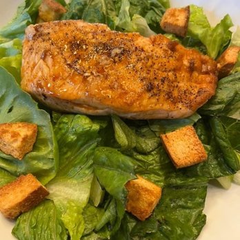 Buschman Street Cafe - Salad with perfect salmon - Cocktail Bars Near Me - Hattiesburg, Mississippi Buschman Street Cafe - Salad with perfect salmon - Cocktail Bars Near Me - Hattiesburg, Mississippi