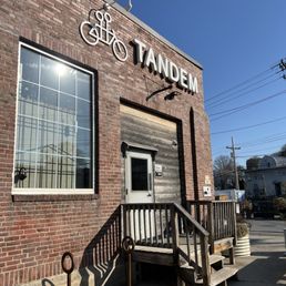 Exterior outside entrance of Tandem Coffee Roasters - Portland, Maine Exterior outside entrance of Tandem Coffee Roasters - Portland, Maine
