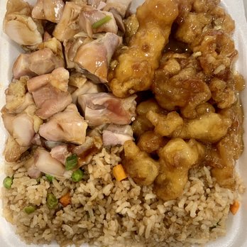 Mr Wok - Chicken Teriyaki (2/5), Orange Chicken (5/5), Fried Rice (4/5) - Chinese Near Me - Lake Forest, California Mr Wok - Chicken Teriyaki (2/5), Orange Chicken (5/5), Fried Rice (4/5) - Chinese Near Me - Lake Forest, California