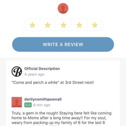 3rd Street Nest Bed & Breakfast - My review on Roadtrippers App!!! Highly recommended!!!