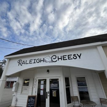 Raleigh Cheesy - the front of the restaurant - Cheese Shops Near Me - Raleigh, North Carolina