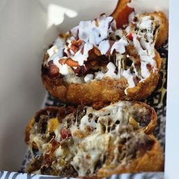 Uptown Steak (bottom) and Steak Bacon Ranch (top) Egg Rolls Uptown Steak (bottom) and Steak Bacon Ranch (top) Egg Rolls