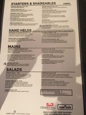 Menu photo 4 Charcoal Steak House Kitchener, ON