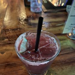 The Oaks Tavern - My " berry berry" margarita with sugar rim - delicious