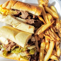 Mikes Place - Philly Cheesesteak (comes w/fries) $8.50 - very gOOd!