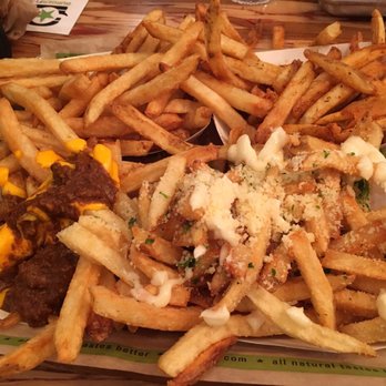 BurgerFi - The four different hand-cut fries - Burgers Near Me - Alpharetta, Georgia