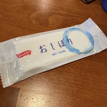 Sushi Mon - Sahara - Wet Towel for after your meal :) - Japanese Near Me - Las Vegas, Nevada Sushi Mon - Sahara - Wet Towel for after your meal :) - Japanese Near Me - Las Vegas, Nevada
