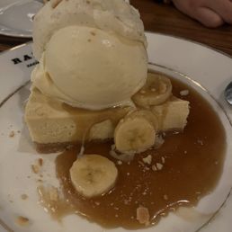 Banana fosters cheesecake