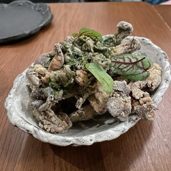 Bar Vlaha - Manitaria - fried oyster mushrooms - Greek Near Me - Brookline, Massachusetts