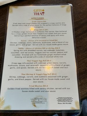 Menu photo 4 Giti Thai Windsor Hills, CA