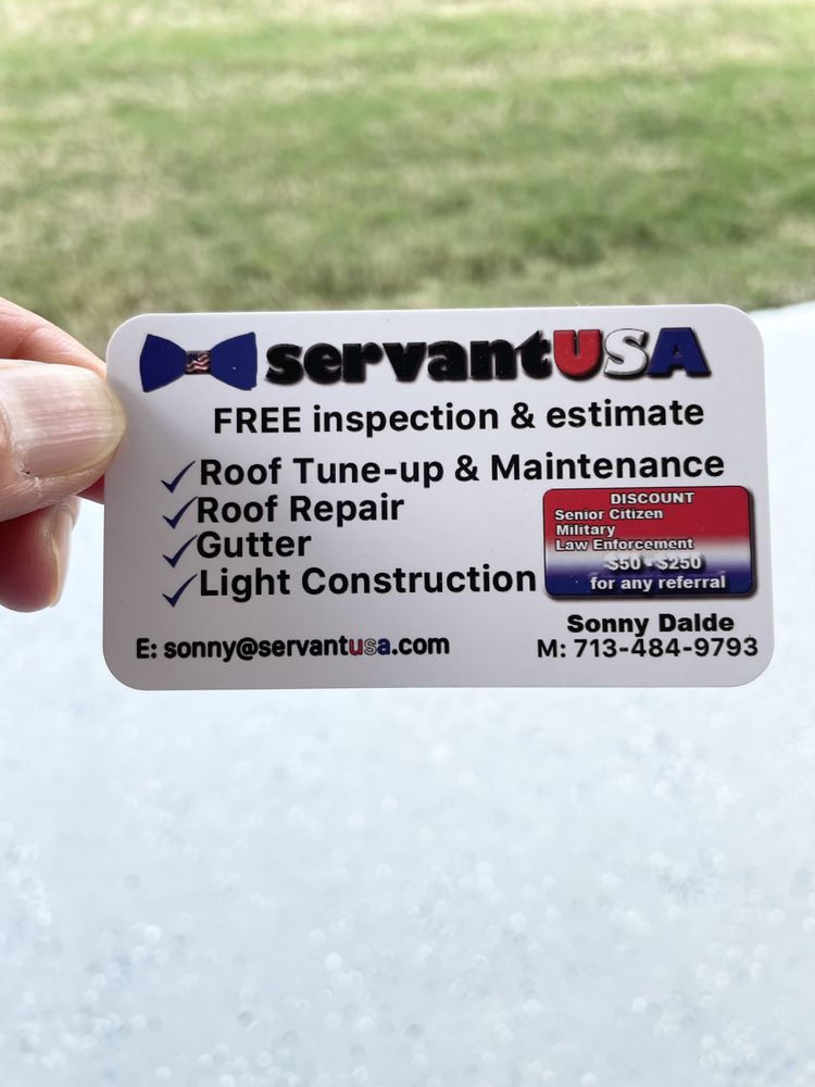 Slide of Servant USA