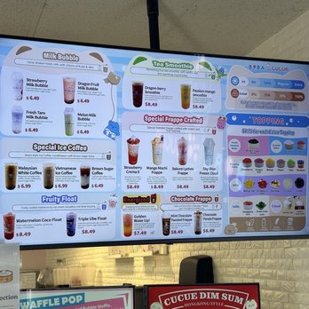 Boba Cucue - Menu - Bubble Tea Near Me - Las Vegas, Nevada