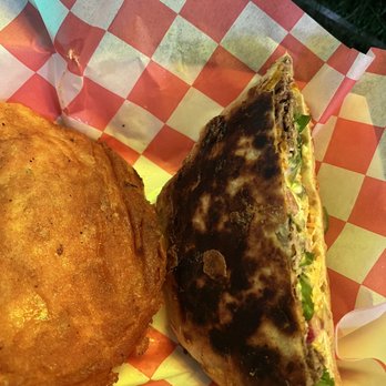 Elote Lovers - 2nd crunch wrap that was burned like really - Mexican Near Me - Homestead, Florida