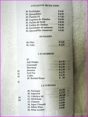 Menu photo 4 Santa Cecilia Restaurant El Paso, TX Menu photo 4 Santa Cecilia Restaurant El Paso, TX