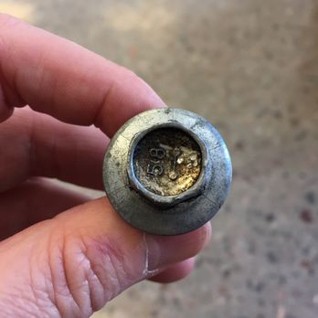 Big O Tires - I wasn't allowed to leave with this drain plug in my vehicle........ shameless useless worthless upsell. "The head is rounded off" BS!!!! - Tires Near Me - Queen Creek, Arizona