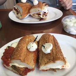 Eggplant parm sandy #39 very good. Eggplant parm sandy #39 very good.