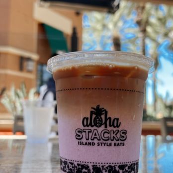 Aloha Stacks - Ube Latte - Breakfast & Brunch Near Me - Irvine, California Aloha Stacks - Ube Latte - Breakfast & Brunch Near Me - Irvine, California