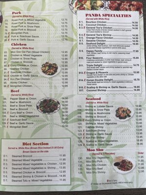 Menu photo 2 Panda Naples, FL Menu photo 2 Panda Naples, FL