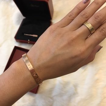 Cartier - RG bracelet and YG ring - Jewelry Near Me - Honolulu, Hawaii Cartier - RG bracelet and YG ring - Jewelry Near Me - Honolulu, Hawaii