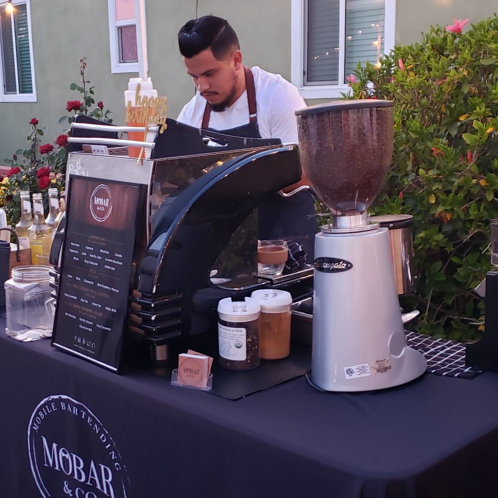 Mobar Coffee - Luis prepping coffee - Coffee & Tea Near Me - Montebello, California Mobar Coffee - Luis prepping coffee - Coffee & Tea Near Me - Montebello, California
