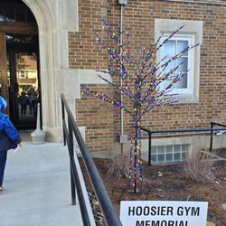 Hoosier Gym - A little bit of decoration for Christmas