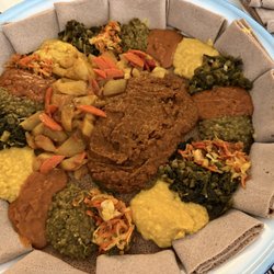 Lalibela African Restaurant - Vegan platter for 4