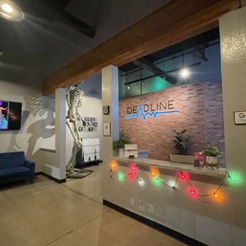 Deadline Escape Rooms - Entryway and waiting area - Arts & Entertainment Near Me - Reno, Nevada Deadline Escape Rooms - Entryway and waiting area - Arts & Entertainment Near Me - Reno, Nevada