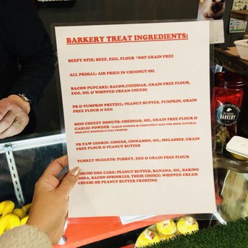 The Seattle Barkery - Pupper menu! - Pet Services Near Me - Seattle, Washington
