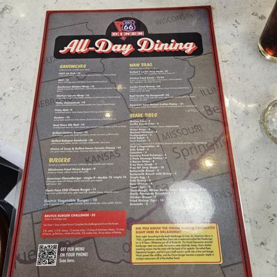 Menu photo 1 Hwy 66 Diner Catoosa, OK Menu photo 1 Hwy 66 Diner Catoosa, OK