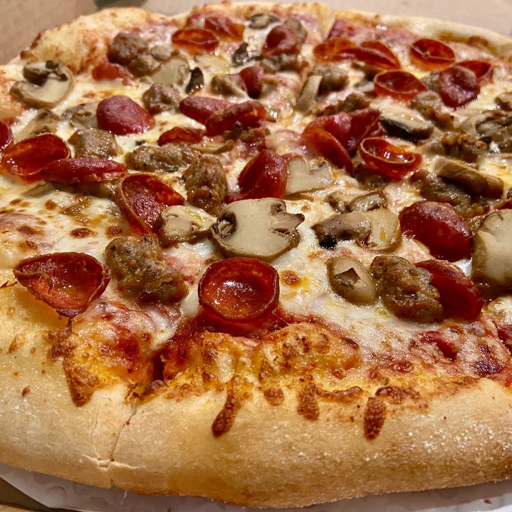 Old world pepperoni Italian sausage Mushroom Old world pepperoni Italian sausage Mushroom