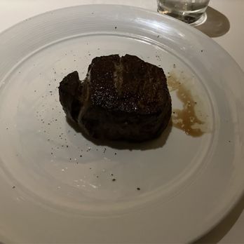 Eddie V's Prime Seafood - 10 oz Center Cut Filet Mignon = 100x better than it looks - Seafood Near Me - Palm Desert, California