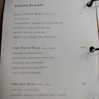 Grain Tasting Bar - Beer flights - Wine Bars Near Me - Vancouver, British Columbia Grain Tasting Bar - Beer flights - Wine Bars Near Me - Vancouver, British Columbia