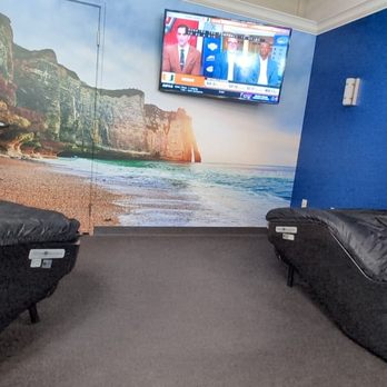 In-Shape Fitness - Massage chairs area. - Gyms Near Me - Folsom, California