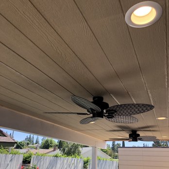 Thor Electric - 2 ceiling fans and 6 canned lights.. the ceiling itself isn't finished but the electrical is complete and clean. - Electricians Near Me - Simi Valley, California Thor Electric - 2 ceiling fans and 6 canned lights.. the ceiling itself isn't finished but the electrical is complete and clean. - Electricians Near Me - Simi Valley, California