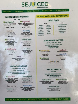 Menu photo 4 SEJUICED Corona Del Mar, CA Menu photo 4 SEJUICED Corona Del Mar, CA