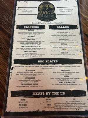 Menu photo 7 Doc’s BBQ & Whiskey Prescott, AZ Menu photo 7 Doc’s BBQ & Whiskey Prescott, AZ