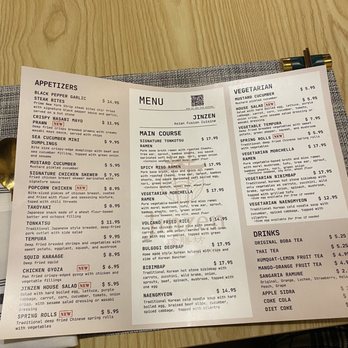 Jinzen - Menu - Asian Fusion Near Me - Clayton, Missouri