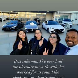 Riverside Hyundai - Just like the caption in the photo, Dasan is the sales person who helped out me and my daughters.
