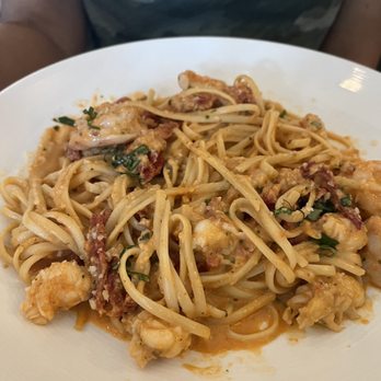 On the Nines - Lobster & shrimp linguine - New American Near Me - Mooresville, North Carolina On the Nines - Lobster & shrimp linguine - New American Near Me - Mooresville, North Carolina