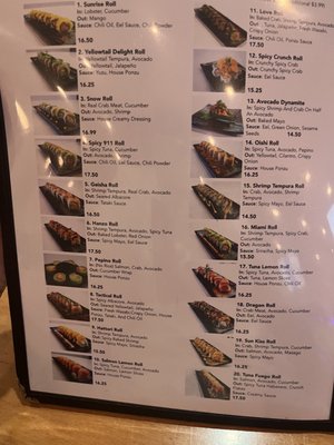 Menu photo 2 Hanzo Sushi San Fernando, CA Menu photo 2 Hanzo Sushi San Fernando, CA
