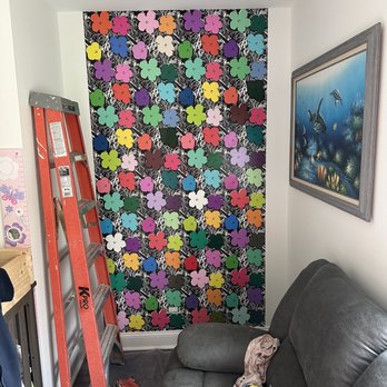 Albo Wallpapering - Flower wallpaper - Wallpapering Near Me