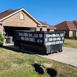 Extra Mile Enterprises - Extra Mile Enterprises LLC-Dumpster Rental 409-350-2061
