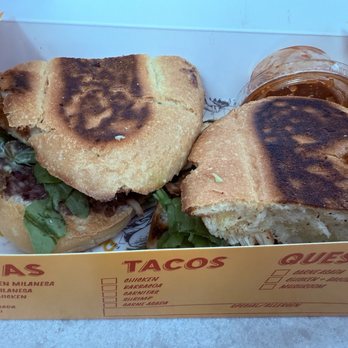 Tortas Frontera - Whole sandwich - Mexican Near Me - Chicago, Illinois