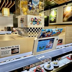 Kura Revolving Sushi Bar - Revolving sushi bar area