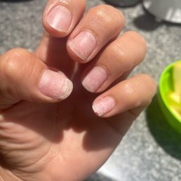 Nails after gel removal