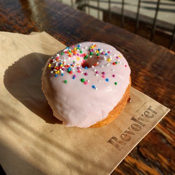 Revolver - Bubble Gum Donut: $3.50 - Coffee & Tea Near Me - Vancouver, British Columbia Revolver - Bubble Gum Donut: $3.50 - Coffee & Tea Near Me - Vancouver, British Columbia