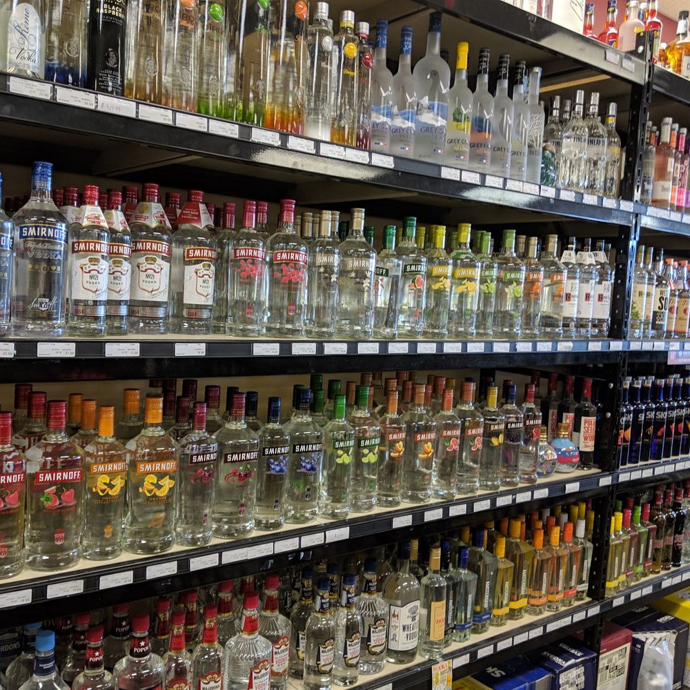 Warehouse Wine and Liquor - a shelf of liquor bottles - Beer, Wine & Spirits Near Me - Torrington, Connecticut Warehouse Wine and Liquor - a shelf of liquor bottles - Beer, Wine & Spirits Near Me - Torrington, Connecticut