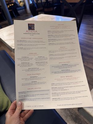 Menu photo 2 Cafe Athena San Diego, CA Menu photo 2 Cafe Athena San Diego, CA