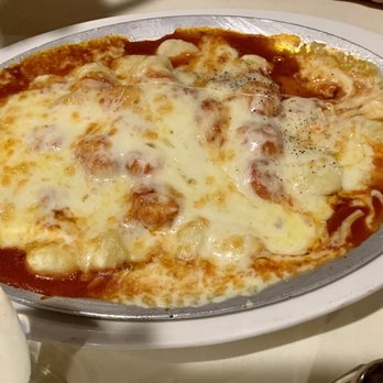 Benjamin's Restaurant - Gnocchi Parmigiana - lots of cheese - Seafood Near Me - Seekonk, Massachusetts